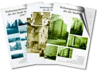 Wohnungsmieten&uuml;bersicht f&uuml;r die Stadt St. Ingbert - Ausgaben �97 bis �99