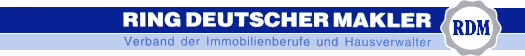 RDM - RING DEUTSCHER MAKLER - Verband der Immobilienberufe und Hausverwalter